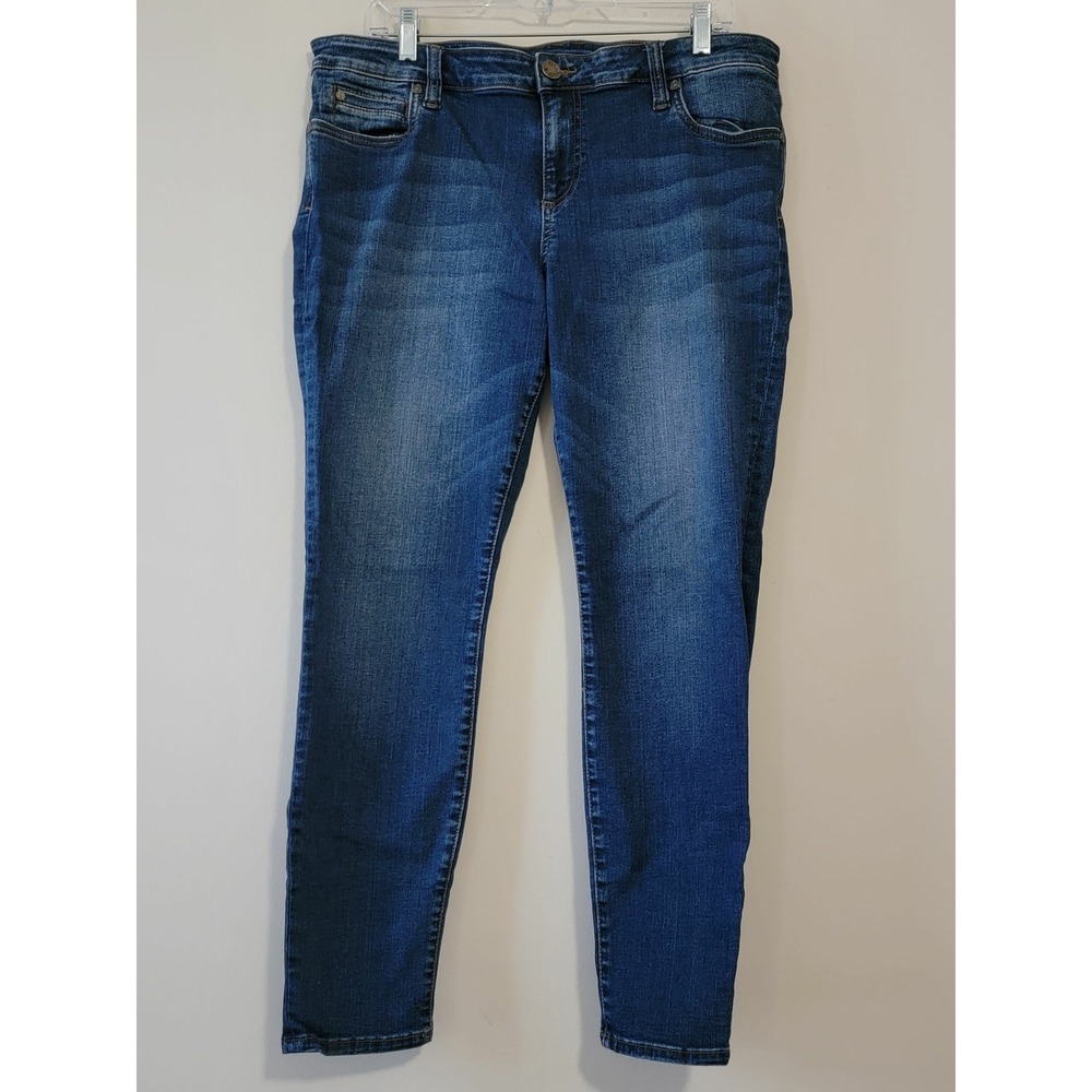 KUT from‎ the Kloth Toothpick Skinny Jeans Blue Wash Women Size 14S